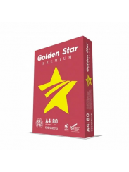 CARTA X FOTOCOPIE GOLDEN STAR A4 21X29,7 GR.80 RS 500 FG. ROSSA