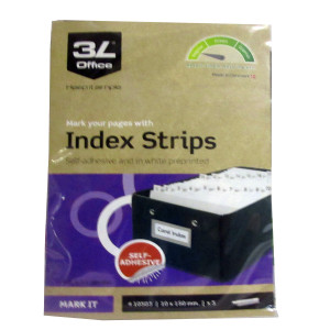 CAVALIERINI ADESIVI INDEX STRIPS 10X150 BIANCO 39041