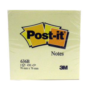POST IT CUBO 636B 76X76 GIALLO CANARY 74009