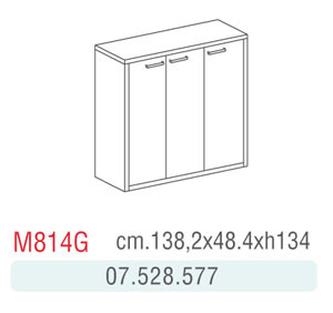 MOBILE MEDIO 3 ANTE NOCE M814G 138,2X48X134H