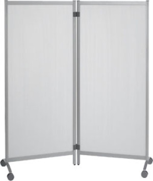 PARETE DIVISORIA TRASLOCABILE PANNELLI GRIGI 76X44X170