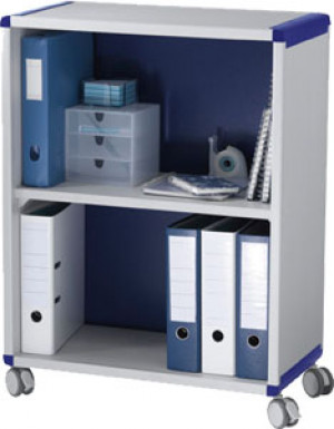 CARRELLO TROLLEY 4 RUOTE 65X33X86,4 GRIGIO