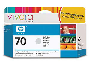 HP ORIG. n.70 GRIGIO CHIARO VIVERA C9451A 130ML. Z2100