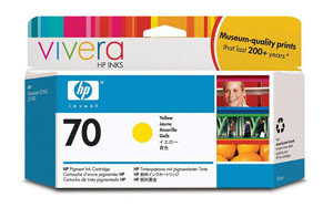 HP ORIG. n.70 GIALLO VIVERA C9454A 130ML. Z2100