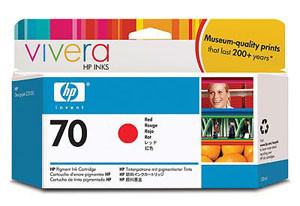 HP ORIG. n.70 ROSSO VIVERA C9456A 130ML. Z2100