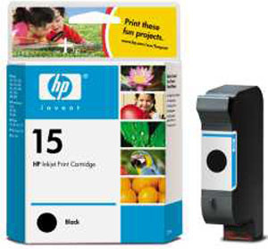 HP ORIG. n.15 DESKJET 840C/843C C6615D NERO ML.25 524