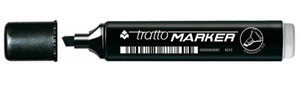 PENNARELLO TRATTO MARKER P.SCALPELLO NERO 73543