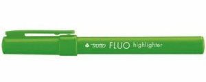 EVIDENZIATORE TRATTO FLUO VERDE 37110