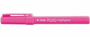 EVIDENZIATORE TRATTO FLUO ROSA 37114