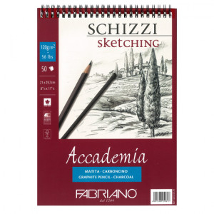 44122129 BLOCCO ACCADEMIA 21X29.7 120GR SPIRALE