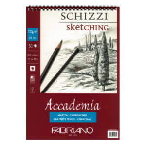 44122942 BLOCCO ACCADEMIA 29.7X42 120GR SPIRALE