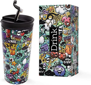 ID0216 TAZZA TERMICA GRAFFITI