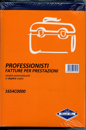 BLOCCO FATTURE PROFESSIONISTI 50/50 AUTORIC.23X14,8