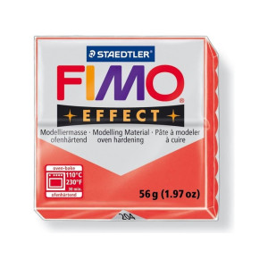 8020-204 FIMO SOFT 56GR ROSSO TRASLUCIDO