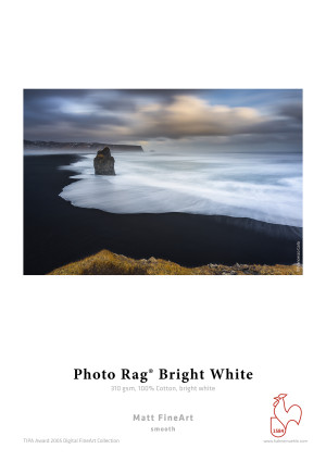 10643145 PHOTORAG BRIGHT WHITE 310gr 17"x12mt 3"