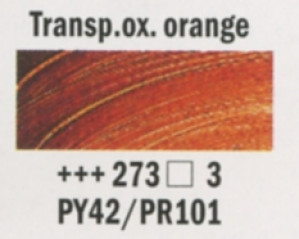 5501052732 REMBRANDT COLORE OLIO T9 ARANCIO OSSID.TRASP.SERIE 3 40ML