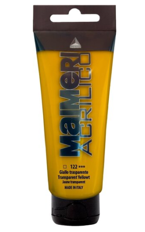 M0916122 MAI ACRILICO 75ML GIALLO TRASPARENTE