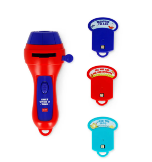 FLP0004 STORY PROJECTOR FLASHLIGHT - PROJECTOR TORCH - RED
