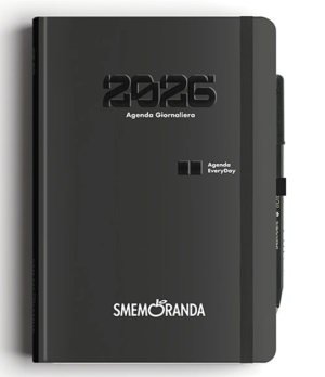 380971P900 SETTIMANALE LEATHER EASY AGENDE 2026 NERO