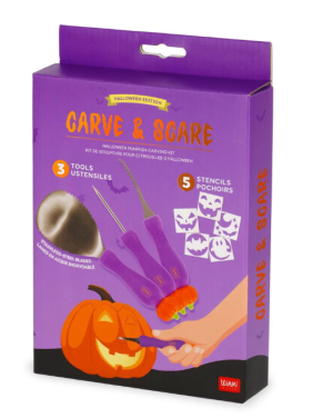 PCK0001 HALLOWEEN PUMPKINCARVING KIT - CARVE & SCARE