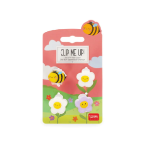 HCL0004 CLIP ME UP! - SET OF 4 MINI HAIR CLIPS - BEE