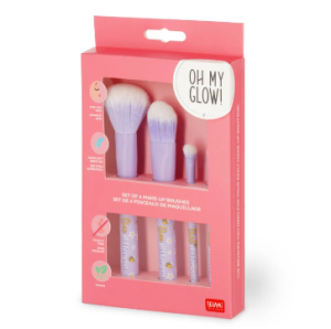 MUBS0005 OH MY GLOW! - SET OF 4 MAKEUP BRUSHES - BEE