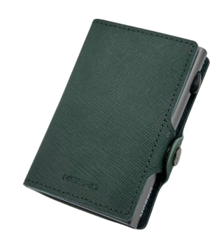 175675F503 PORTAFOGLI ZIPPED PELLE/TDM VERDE