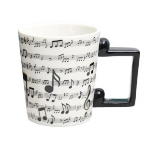 XL1923C TAZZA IN CERAMICA MUSIC