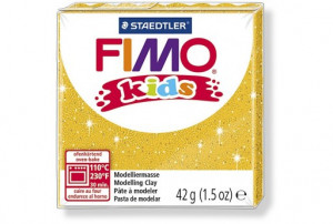 8030-112 PASTA DA MODELLARE FIMO KIDS ORO SCINTILLANTE