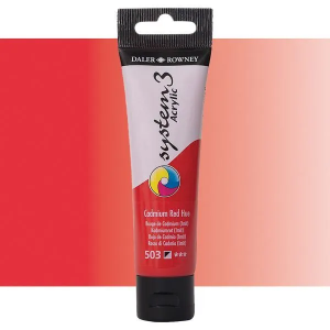 D129059503 DAL SYSTEM3 ACRILICO 59ML ROSSO CADMIO